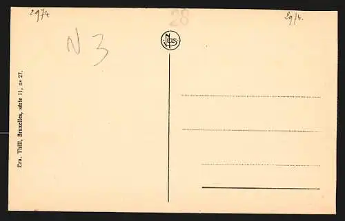 AK Rochefort, Arrivee du Tram de Han, Strassenbahn