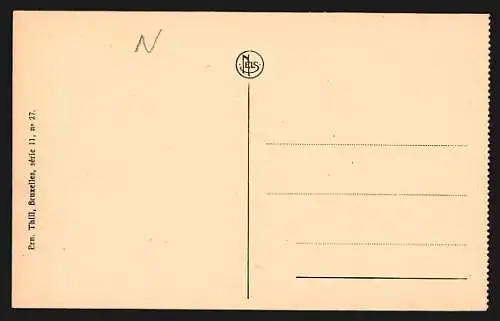 AK Rochefort, Arrivee du Tram de Han, Strassenbahn