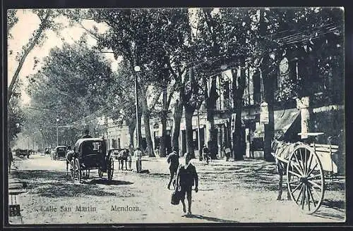 AK Mendoza, Calle San Martin, Strassenansicht