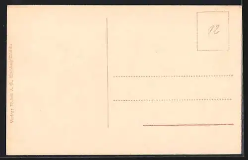 AK Arco, Hotel & Pension Germania, Bes. Oskar Schlegel, Ortsansicht