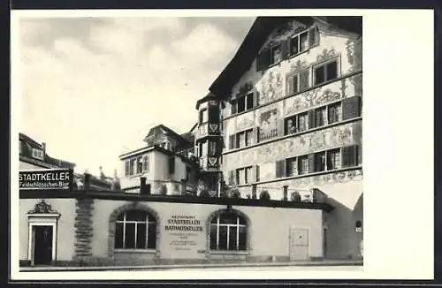 AK Luzern, Restaurant Stadtkeller und Rathauskeller, Sternenplatz 1