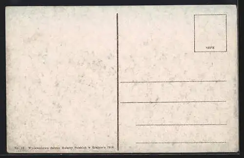 AK Lemberg, Sapieha-Gasse mit Strassenbahn