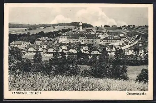 AK Langensulzbach, vue générale