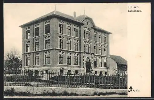 AK Bülach, Schulhaus am Tage