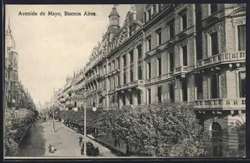 AK Buenos Aires, Partie in der Avenida de Mayo
