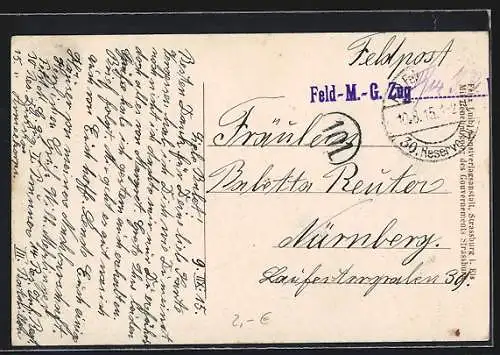 AK Senones, Zerschossene Häuser