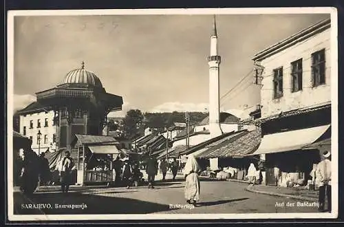 AK Sarajevo, Auf der Bascarsija