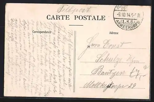 AK Sissonne, Vue du Camp