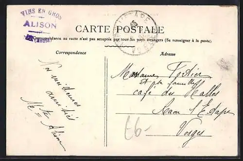 AK Verdun, Place Chevert et vue sur la Meuse