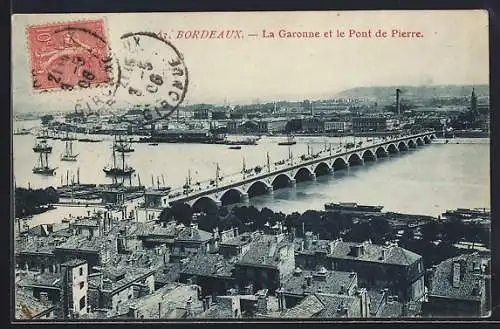 AK Bordeaux, vue générale