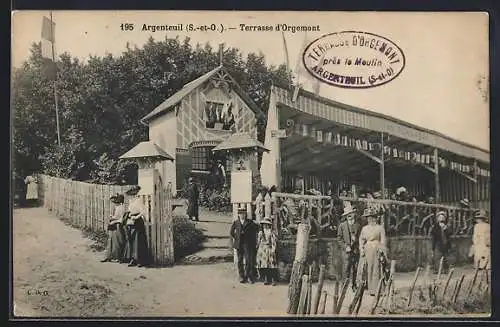 AK Argenteuil, Terrasse d'Orgemont