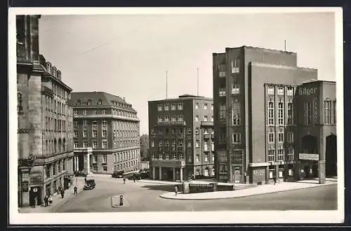 AK Essen / Ruhr, Haus der Technik und Hotel Vereinshaus