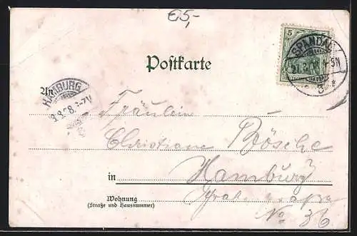 AK Berlin-Spandau, der Juliusturm