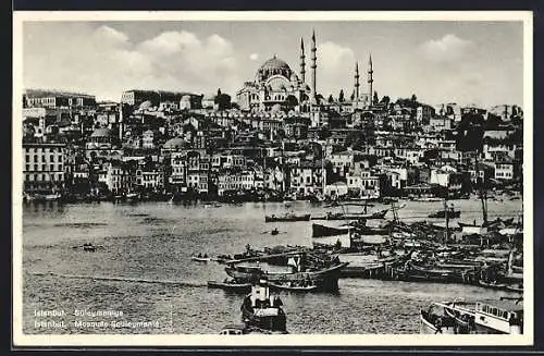 AK Istanbul, Mosquée Souleymanié, Ortsansicht mit Moschee