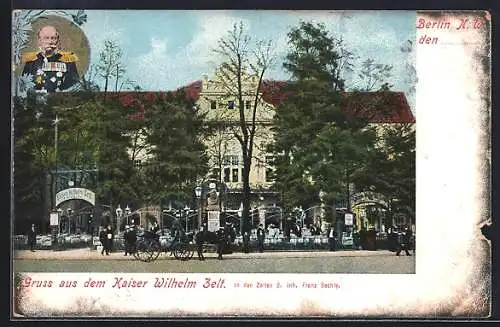 AK Berlin-Tiergarten, Kaiser Wilhelm Zelt, In den Zelten 2.