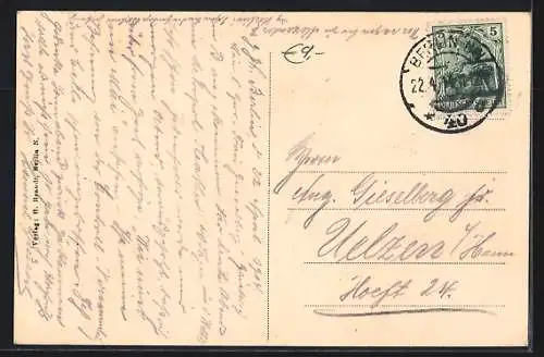 AK Berlin, Etablissement Pschorr-Bräu, Friedrichstrasse 165, Französischestr. 51, Innenansicht