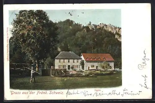 AK Doos / Fränk. Schweiz, Hauspartie