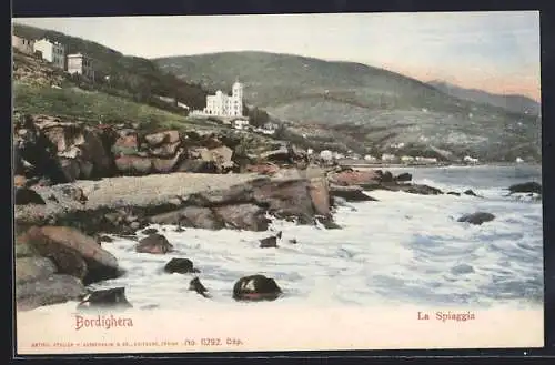 AK Bordighera, La Spiaggia