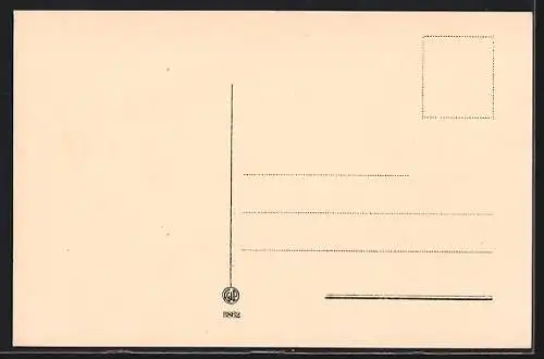 AK Trieste, Hafenpartie mit Dampfer