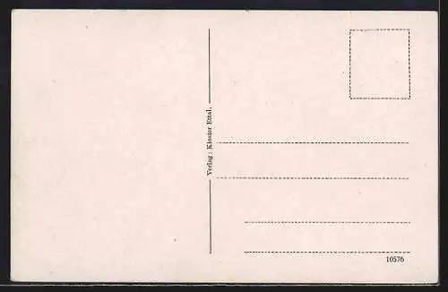 Künstler-AK Eugen Felle: Ettal, Kloster Ettal und Umgebung