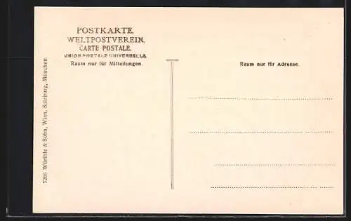 AK München, Strassenpartie am Künstlerhaus mit Synagoge