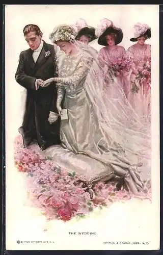 Künstler-AK Harrison Fisher: Die Hochzeit