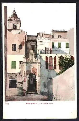 AK Bordighera, La vieille ville