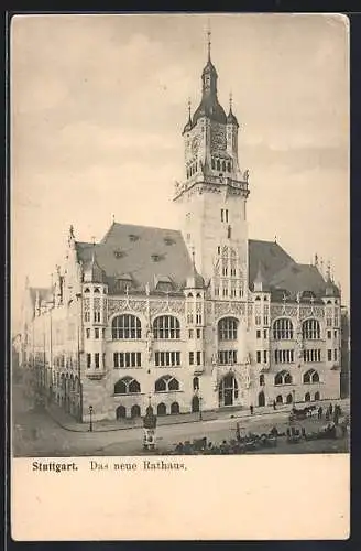 AK Stuttgart, Neues Rathaus