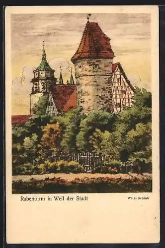 AK Weil der Stadt, Rabenturm