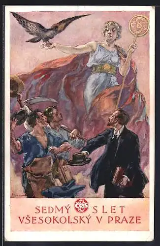 AK Prag, Sokol, Sedmy Slet Vsesokolsky