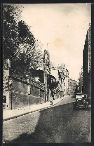 AK Paris, Rue Lepic, Le Moulin de la Galette