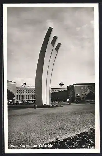 AK Berlin, Denkmal der Luftbrücke