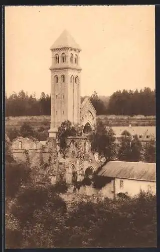 AK Florenville, L`Abbaye Orval, Tour de la nouvelle Abbatiale