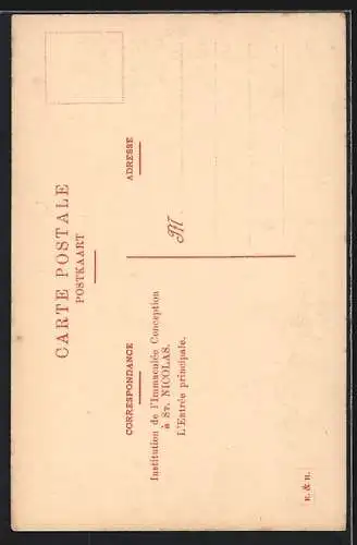 AK St. Nicolas, Institution de l`Immaculée Conception, L`Entrée principale