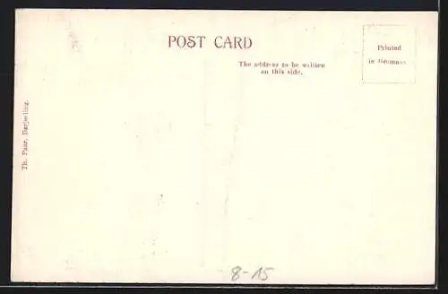 AK Männer ziehen eine Frau in einer Rikscha