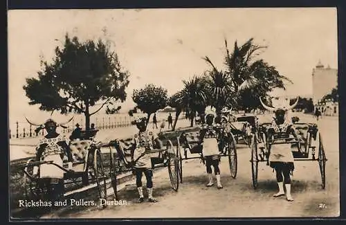 AK Durban, Rikshas and Pullers