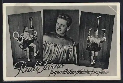 AK Rudi Sarno, Jugendlicher Meisterjongleur