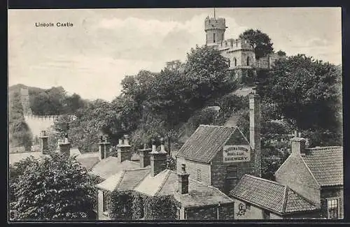 AK Lincoln, Norton & Turton`s Drury-Lane Brewery and the Castle