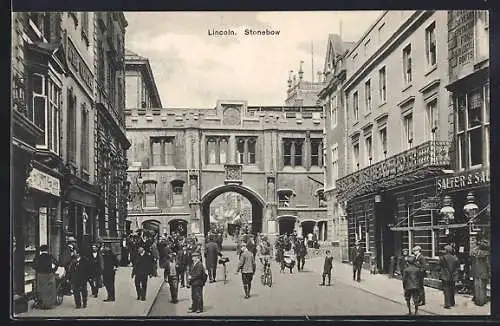 AK Lincoln, Stonebow, Partie im Ort