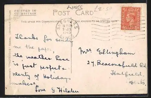 AK Skegness, Clock Tower and Lumley Road