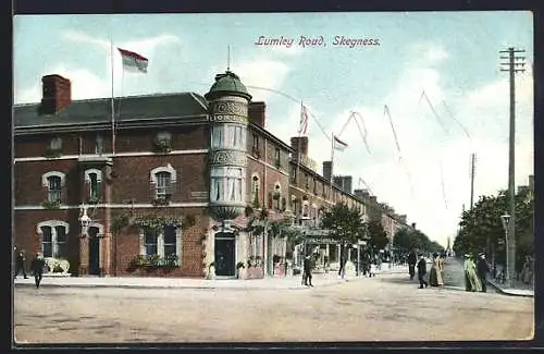 AK Skegness, Lion Hotel at Lumley Road