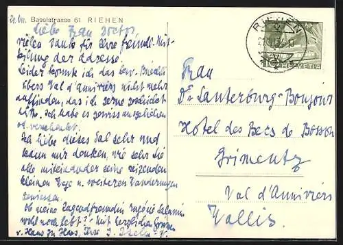 AK Riehen, Anwesen in der Baselstrasse 61