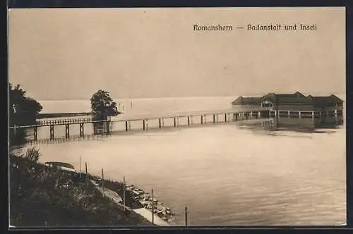 AK Romanshorn, Badanstalt und Inseli
