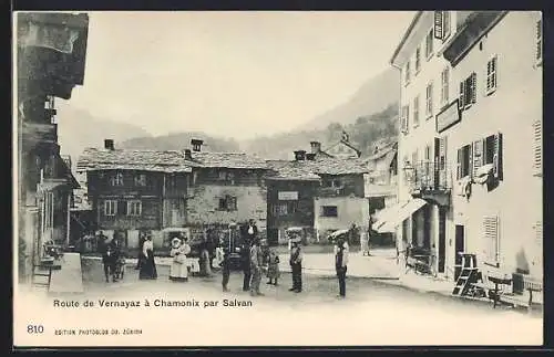 AK Salvan, Route de Vernayaz à Chamonix