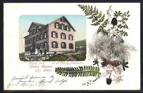AK Appenzell, Gasthaus Hoher Kasten v. J. A. Dörig