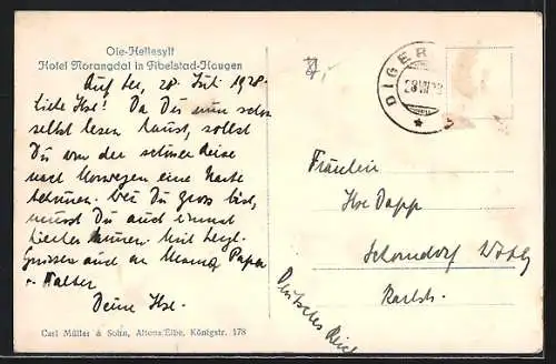 AK Fibelstad-Haugen /Oie-Hellesylt, Hotel Norangdal