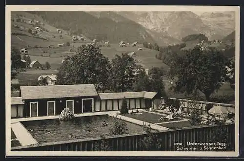 AK Unterwasser /Togg., Das Schwimm- und Sonnenbad