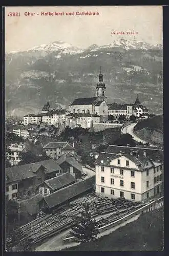 AK Chur, Hofkellerei und Kathedrale