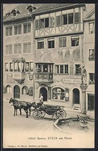 AK Stein am Rhein, Hotel Sonne und Kutsche