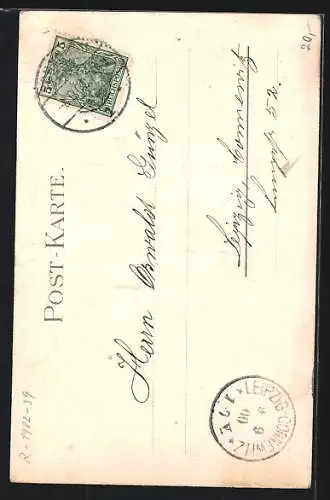 AK Nackte Frau hinter einem löchrigen Zaun